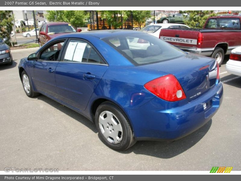Electric Blue Metallic / Ebony 2007 Pontiac G6 Sedan