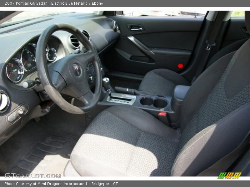 Electric Blue Metallic / Ebony 2007 Pontiac G6 Sedan