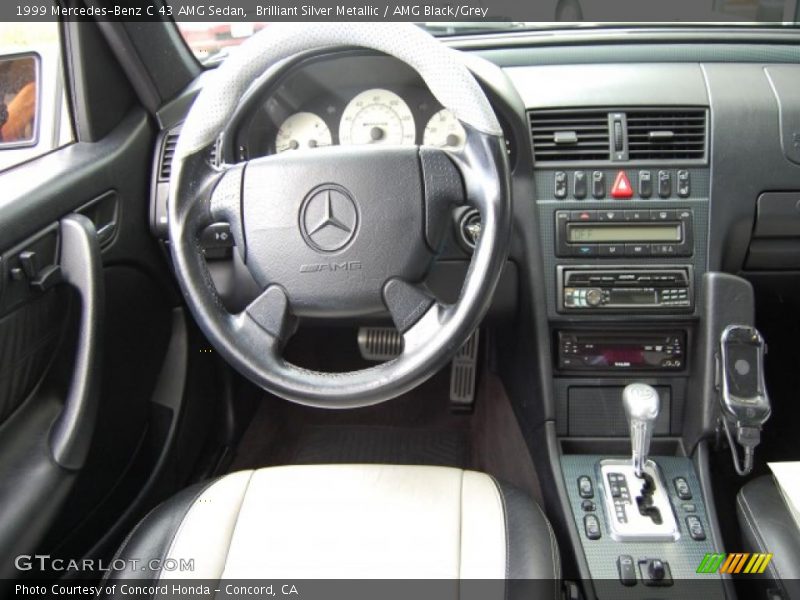 Brilliant Silver Metallic / AMG Black/Grey 1999 Mercedes-Benz C 43 AMG Sedan