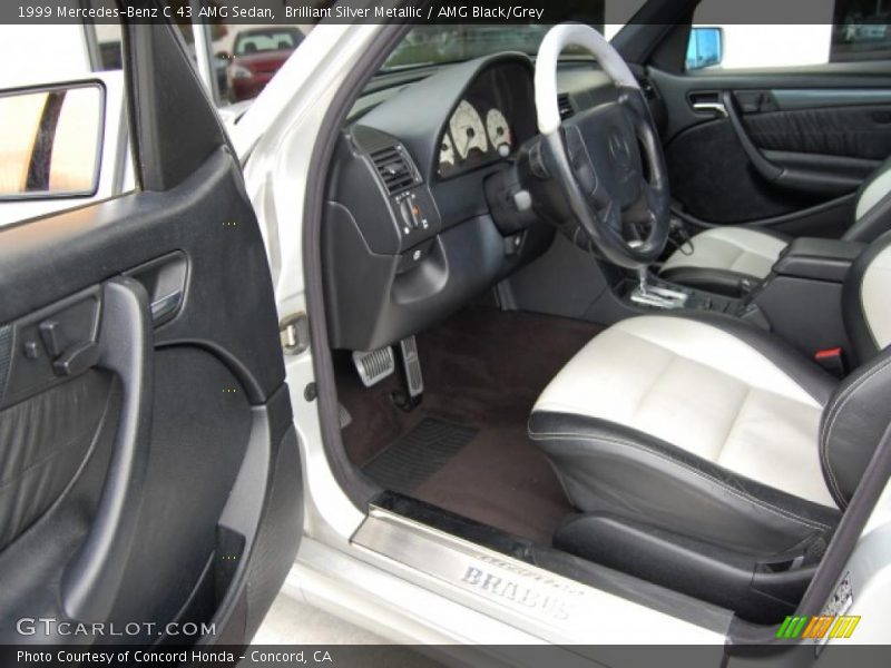 Brilliant Silver Metallic / AMG Black/Grey 1999 Mercedes-Benz C 43 AMG Sedan