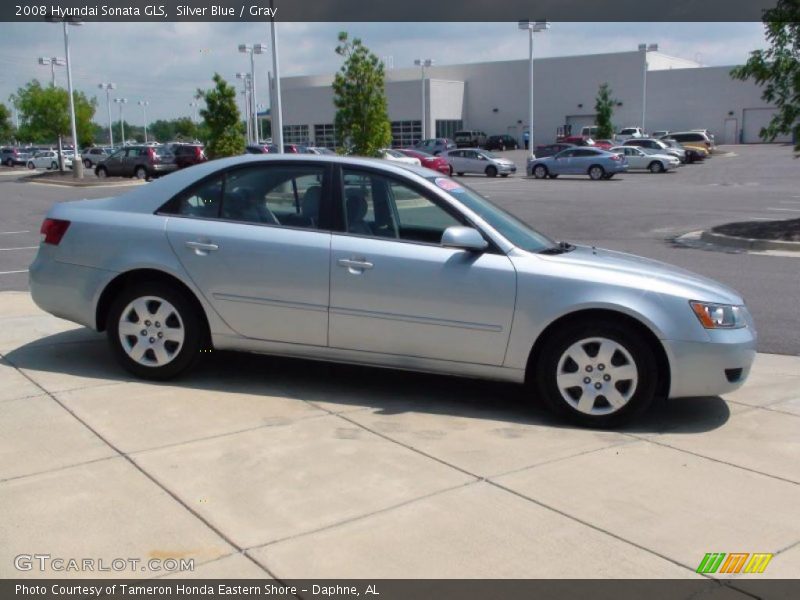 Silver Blue / Gray 2008 Hyundai Sonata GLS