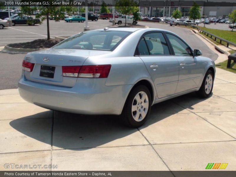 Silver Blue / Gray 2008 Hyundai Sonata GLS