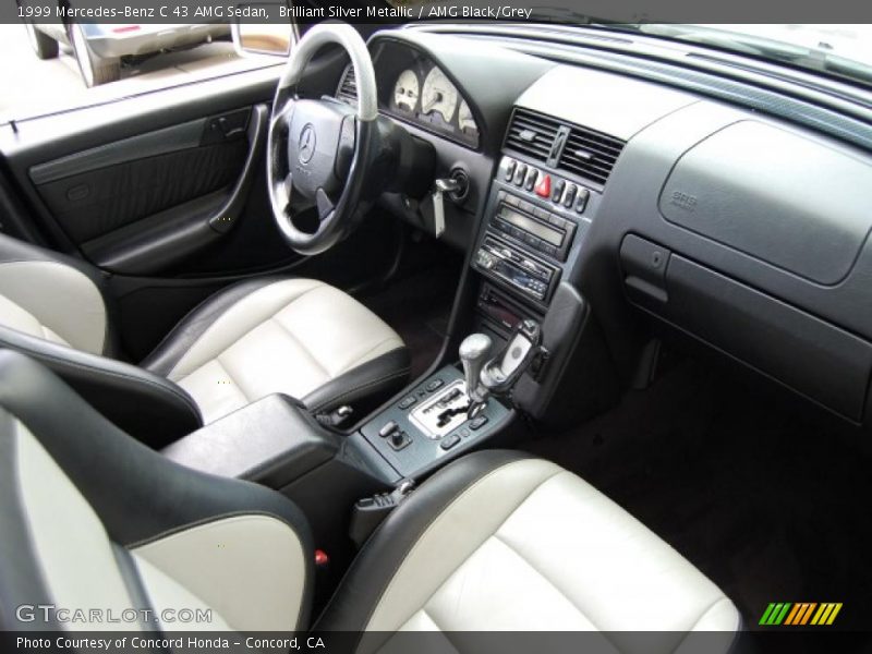 Brilliant Silver Metallic / AMG Black/Grey 1999 Mercedes-Benz C 43 AMG Sedan