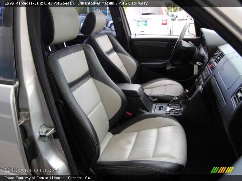 Brilliant Silver Metallic / AMG Black/Grey 1999 Mercedes-Benz C 43 AMG Sedan
