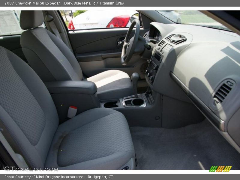 Dark Blue Metallic / Titanium Gray 2007 Chevrolet Malibu LS Sedan
