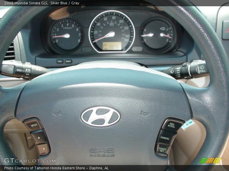 Silver Blue / Gray 2008 Hyundai Sonata GLS