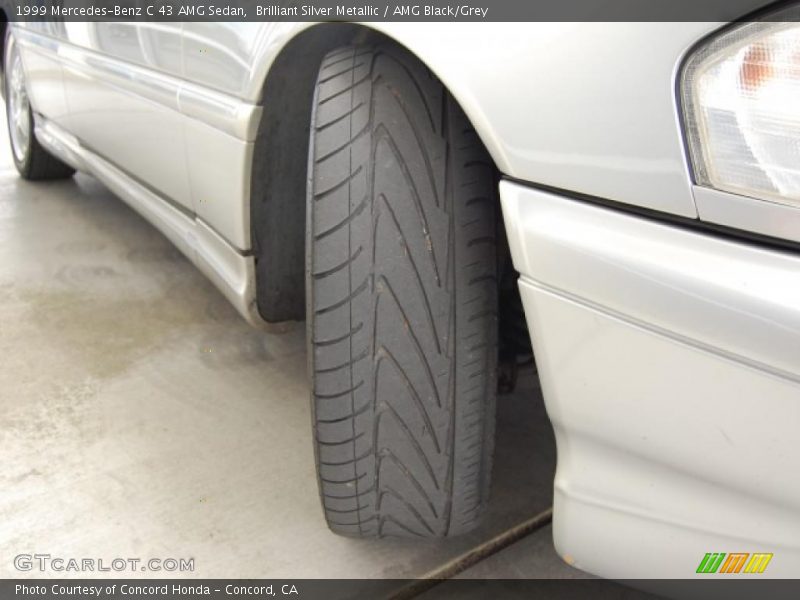 Brilliant Silver Metallic / AMG Black/Grey 1999 Mercedes-Benz C 43 AMG Sedan