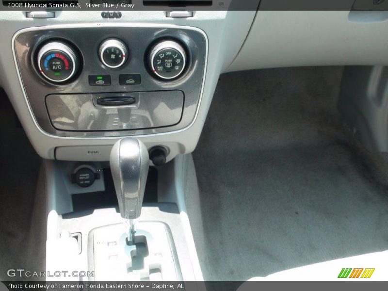 Silver Blue / Gray 2008 Hyundai Sonata GLS