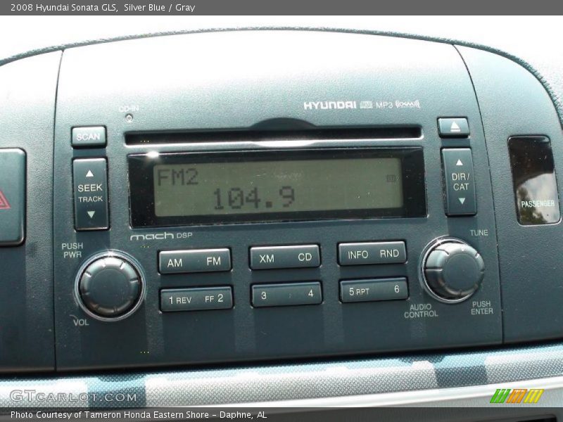 Silver Blue / Gray 2008 Hyundai Sonata GLS