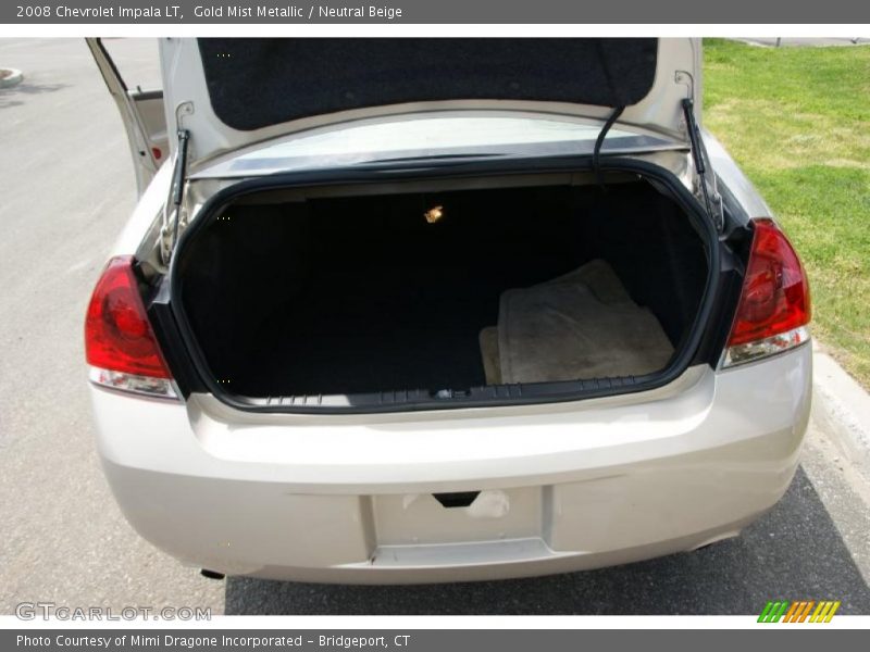 Gold Mist Metallic / Neutral Beige 2008 Chevrolet Impala LT