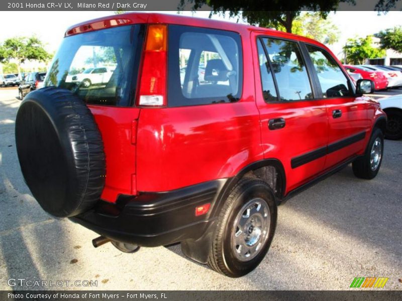 Milano Red / Dark Gray 2001 Honda CR-V LX