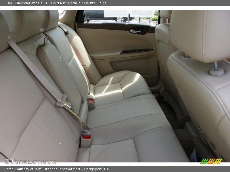 Gold Mist Metallic / Neutral Beige 2008 Chevrolet Impala LT