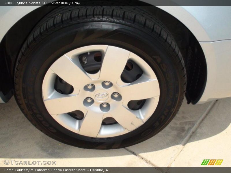 Silver Blue / Gray 2008 Hyundai Sonata GLS