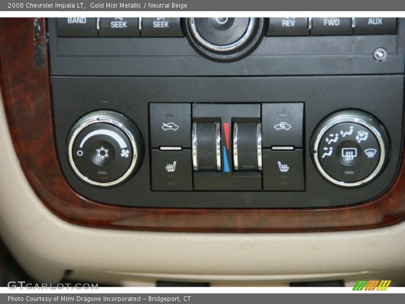 Gold Mist Metallic / Neutral Beige 2008 Chevrolet Impala LT