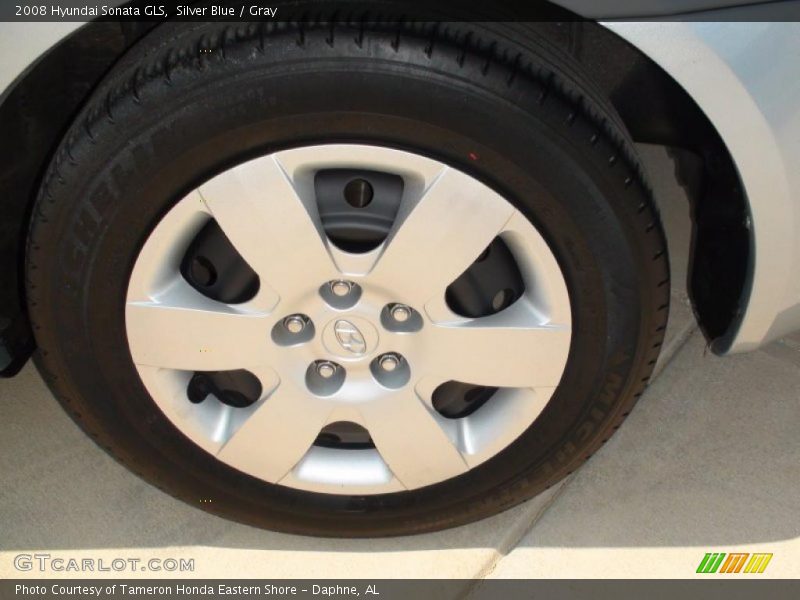 Silver Blue / Gray 2008 Hyundai Sonata GLS