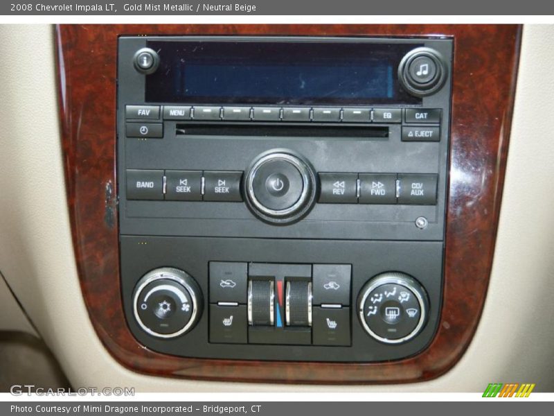 Gold Mist Metallic / Neutral Beige 2008 Chevrolet Impala LT