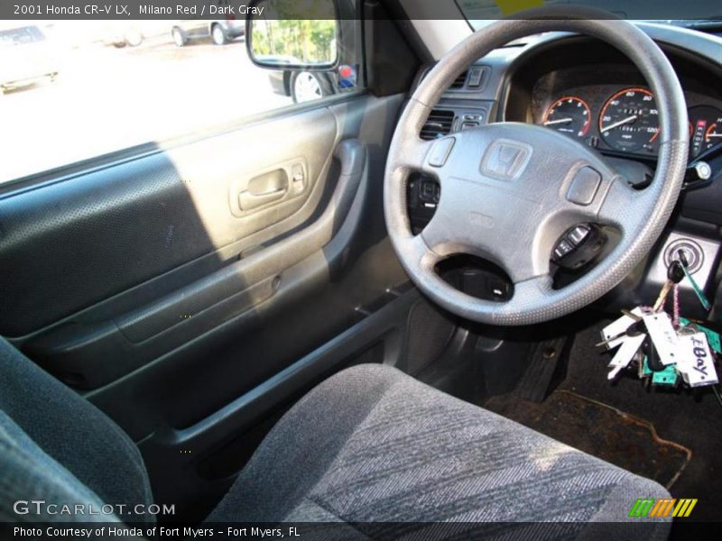 Milano Red / Dark Gray 2001 Honda CR-V LX