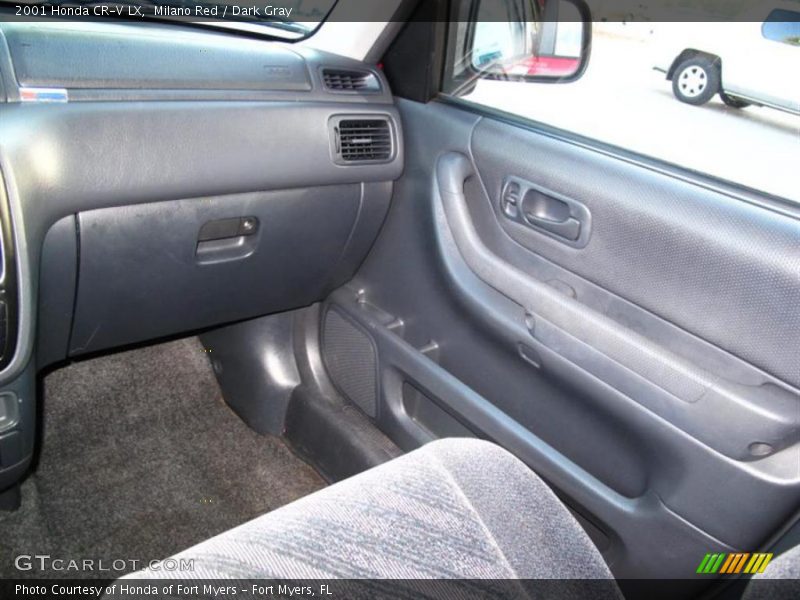 Milano Red / Dark Gray 2001 Honda CR-V LX