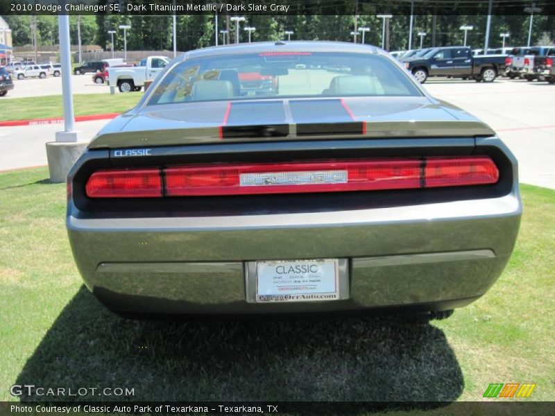 Dark Titanium Metallic / Dark Slate Gray 2010 Dodge Challenger SE