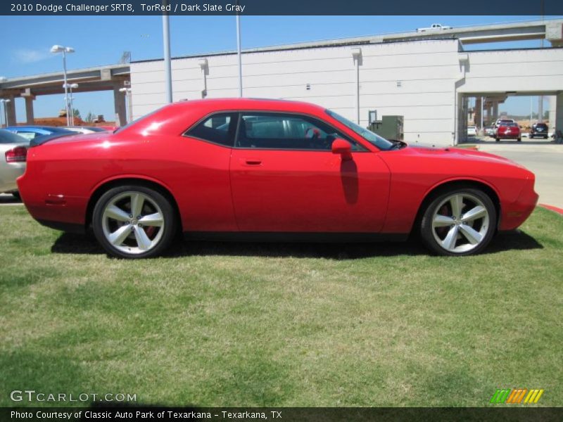 TorRed / Dark Slate Gray 2010 Dodge Challenger SRT8
