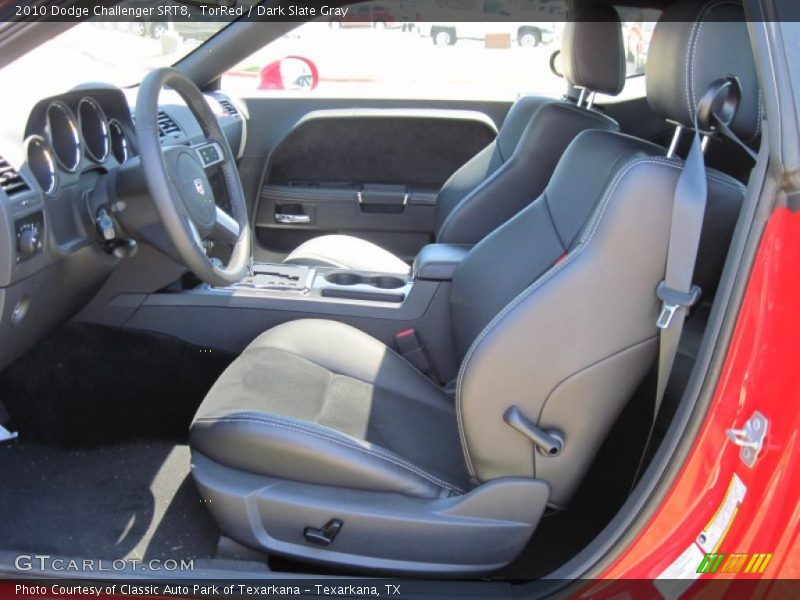 TorRed / Dark Slate Gray 2010 Dodge Challenger SRT8