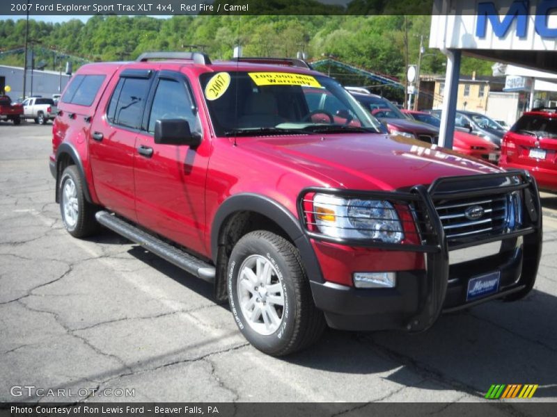 Red Fire / Camel 2007 Ford Explorer Sport Trac XLT 4x4