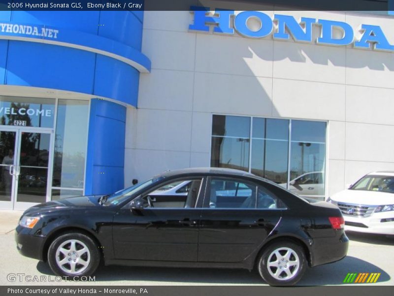 Ebony Black / Gray 2006 Hyundai Sonata GLS