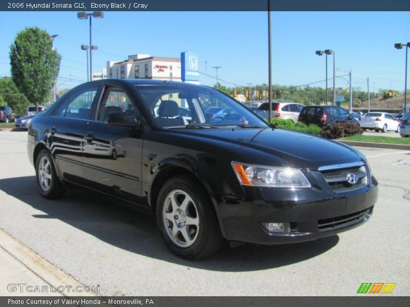Ebony Black / Gray 2006 Hyundai Sonata GLS
