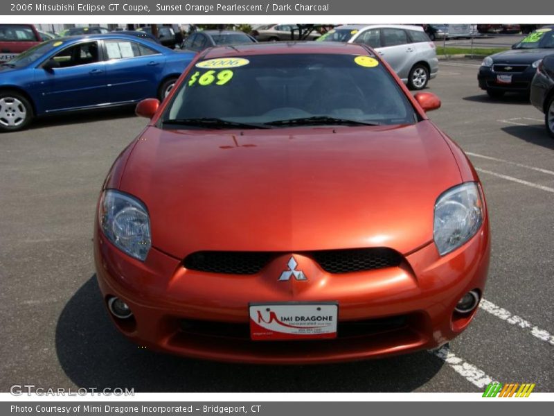 Sunset Orange Pearlescent / Dark Charcoal 2006 Mitsubishi Eclipse GT Coupe