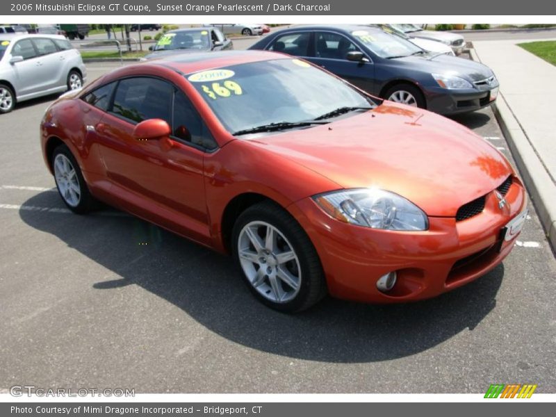 Sunset Orange Pearlescent / Dark Charcoal 2006 Mitsubishi Eclipse GT Coupe