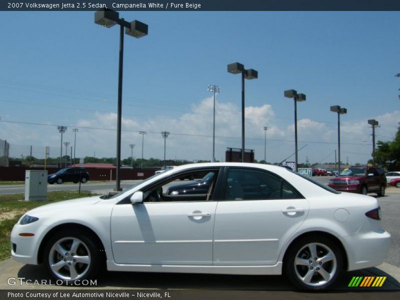 Campanella White / Pure Beige 2007 Volkswagen Jetta 2.5 Sedan