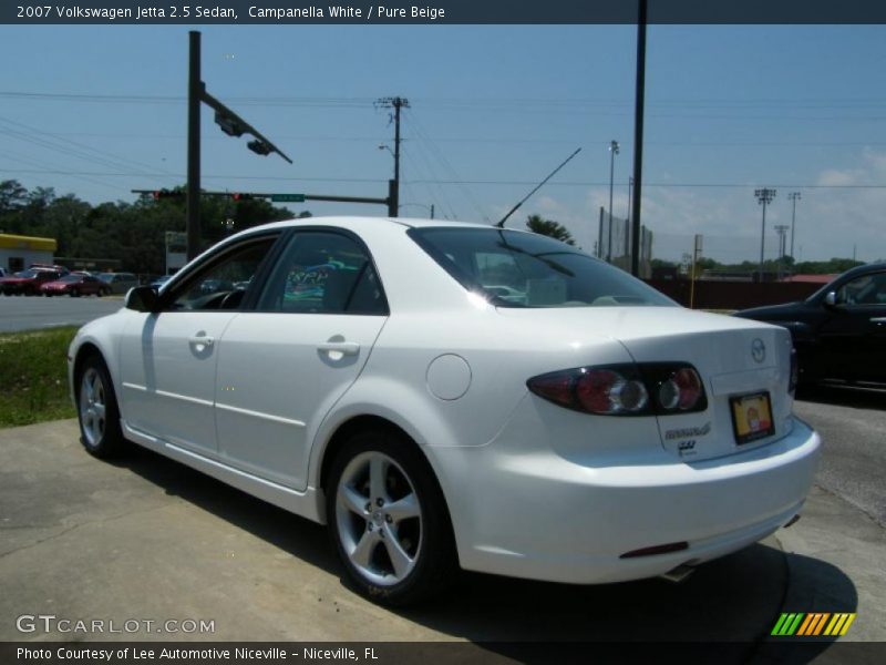 Campanella White / Pure Beige 2007 Volkswagen Jetta 2.5 Sedan