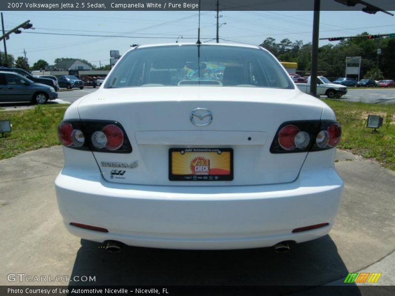 Campanella White / Pure Beige 2007 Volkswagen Jetta 2.5 Sedan
