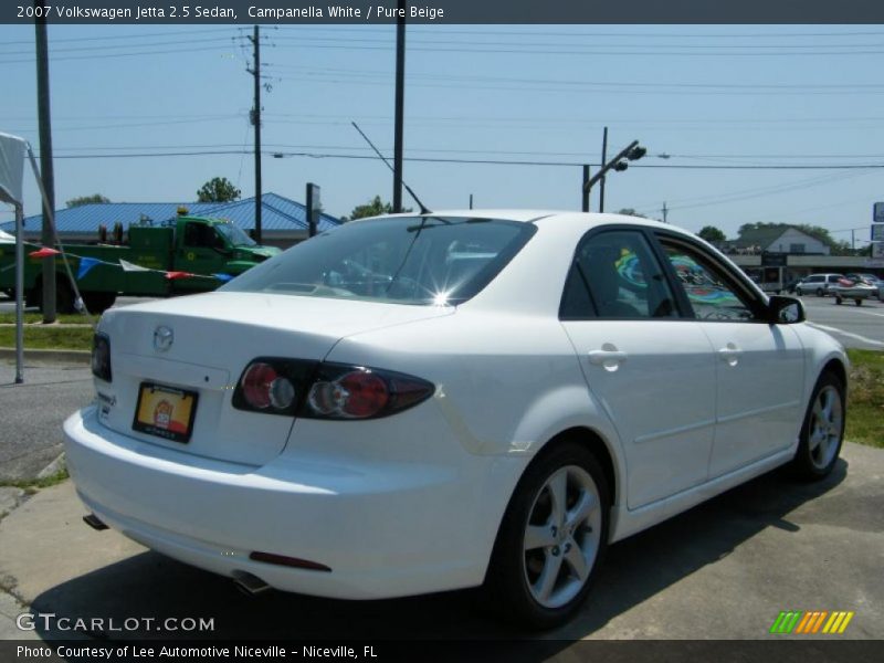 Campanella White / Pure Beige 2007 Volkswagen Jetta 2.5 Sedan