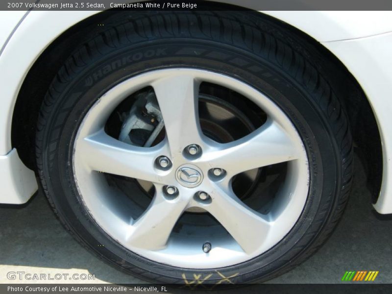 Campanella White / Pure Beige 2007 Volkswagen Jetta 2.5 Sedan