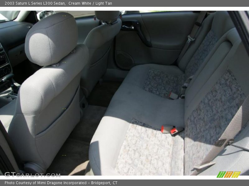 Cream White / Light Tan 2003 Saturn L Series L300 Sedan