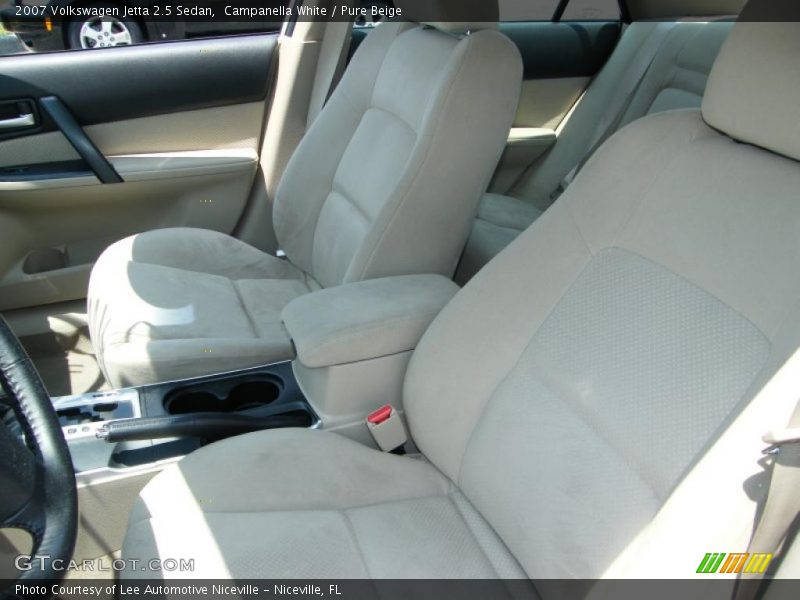 Campanella White / Pure Beige 2007 Volkswagen Jetta 2.5 Sedan