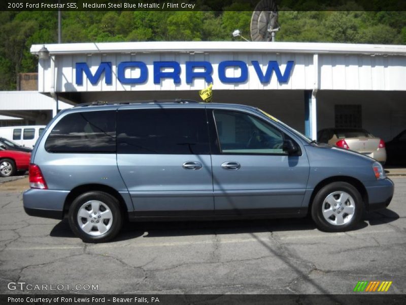 Medium Steel Blue Metallic / Flint Grey 2005 Ford Freestar SES