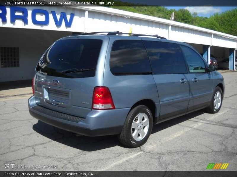 Medium Steel Blue Metallic / Flint Grey 2005 Ford Freestar SES