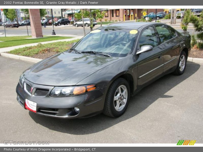 Granite Gray Metallic / Dark Pewter 2002 Pontiac Bonneville SE