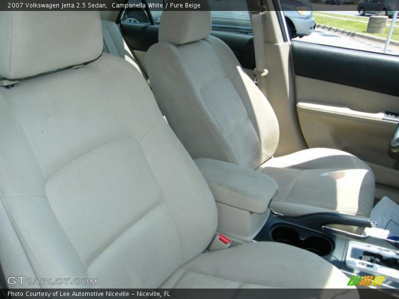 Campanella White / Pure Beige 2007 Volkswagen Jetta 2.5 Sedan