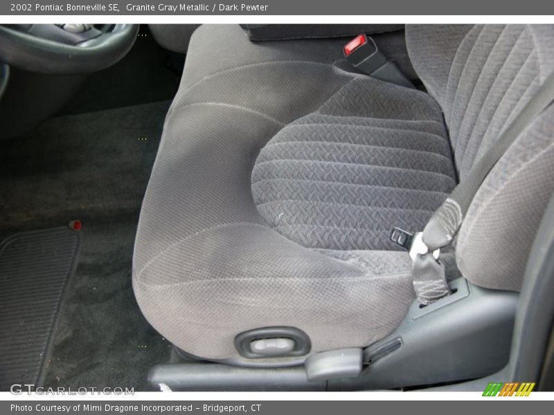 Granite Gray Metallic / Dark Pewter 2002 Pontiac Bonneville SE