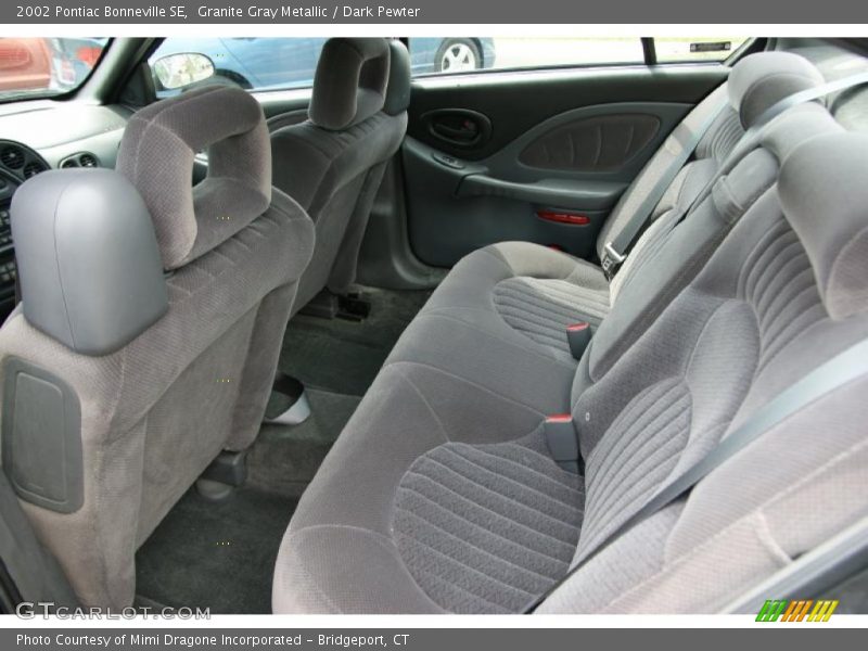 Granite Gray Metallic / Dark Pewter 2002 Pontiac Bonneville SE