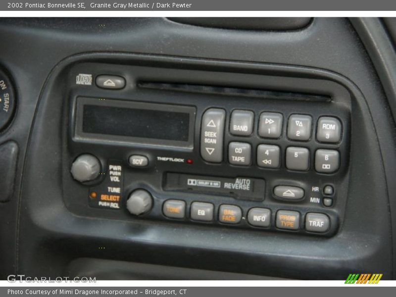 Granite Gray Metallic / Dark Pewter 2002 Pontiac Bonneville SE