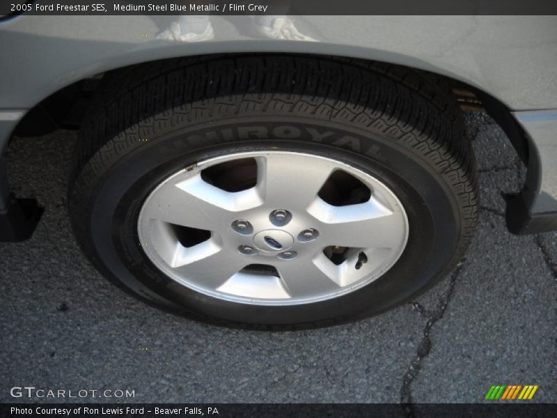 Medium Steel Blue Metallic / Flint Grey 2005 Ford Freestar SES