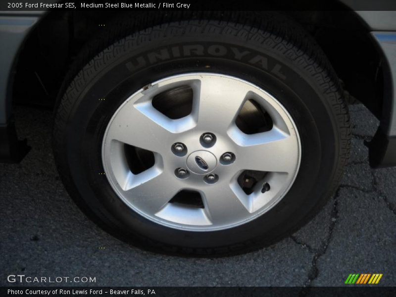 Medium Steel Blue Metallic / Flint Grey 2005 Ford Freestar SES
