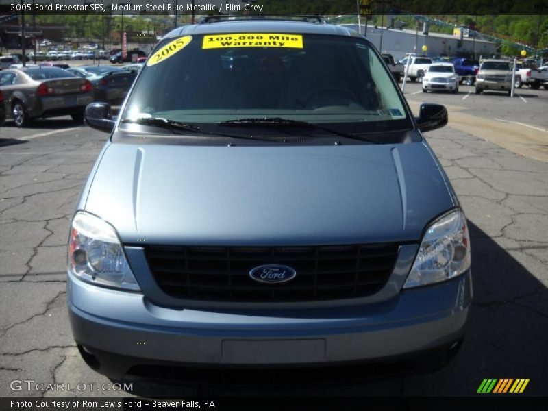 Medium Steel Blue Metallic / Flint Grey 2005 Ford Freestar SES