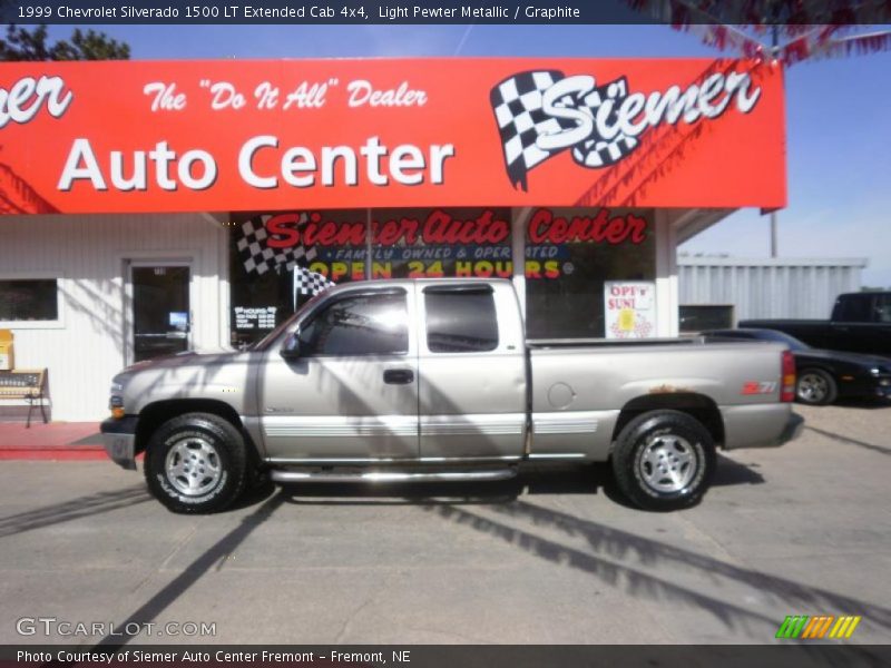 Light Pewter Metallic / Graphite 1999 Chevrolet Silverado 1500 LT Extended Cab 4x4