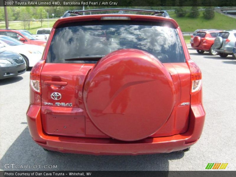 Barcelona Red Pearl / Ash Gray 2007 Toyota RAV4 Limited 4WD