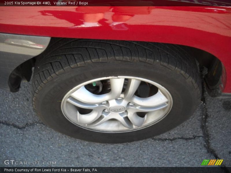 Volcanic Red / Beige 2005 Kia Sportage EX 4WD